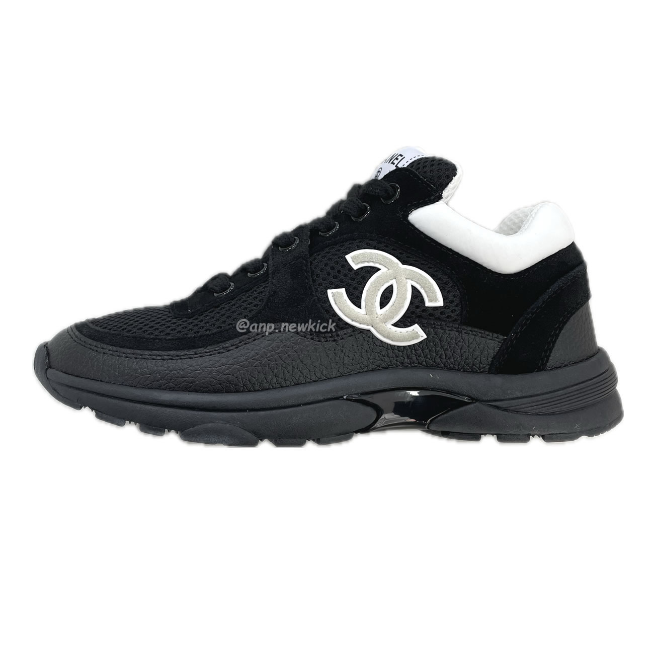 Chanel Low Top Trainer Black White G38299 Y55720 K3845 (1) - newkick.vip